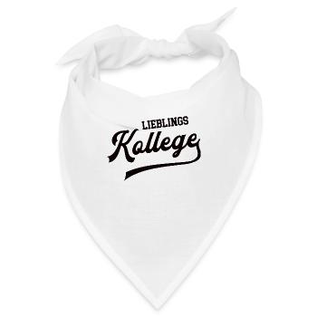 Lieblingskollege Bester Kollege Super Kollegen - Bandana - Weiß - Vorne