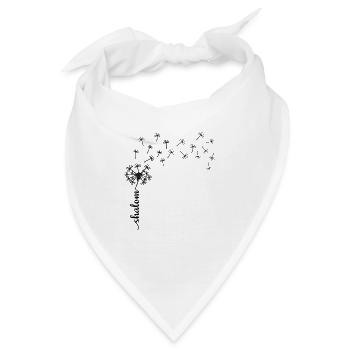 Shalom Löwenzahn Design - Bandana - Weiß - Vorne