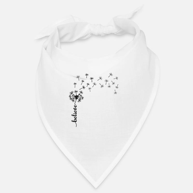 Glauben Sie Löwenzahn-Design Bandana