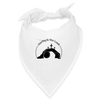Würdig ist das Lamm - Bandana - Weiß - Vorne