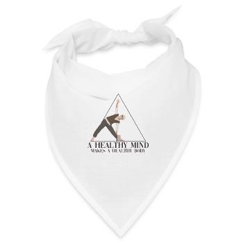 A Healthy Mind Makes A Healthy Body Kundalini - Bandana - Weiß - Vorne