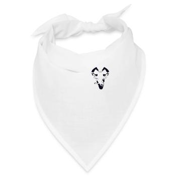 Yoga Love Logo Emblem Hatha Asanas Kundalini - Bandana - Weiß - Vorne
