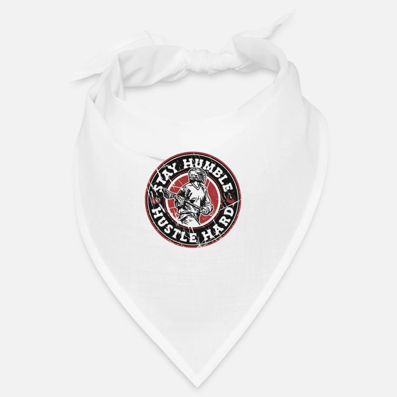 Stay Humble Hustle Hard Intercrosse Lax Player Bandana