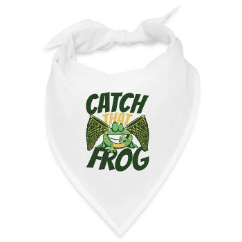 Catch That Frog Laubfrosch Kröte Kaulquappe - Bandana - Weiß - Vorne