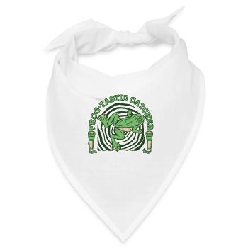 Frog Tastic Catcher Kaulquappe Laubfrosch Frosch - Bandana - Weiß - Vorne
