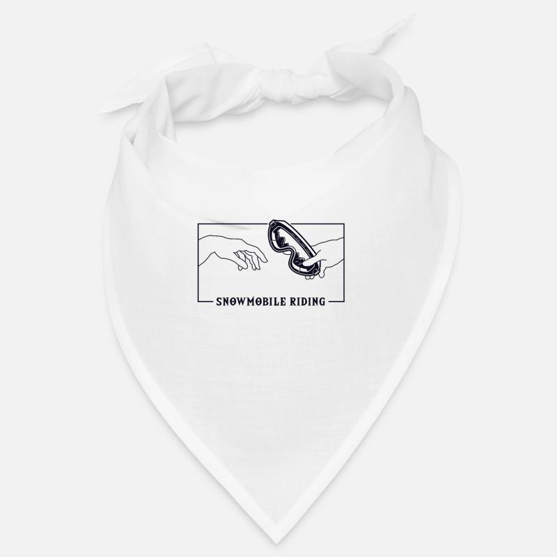 Michelangelo Création d’Adam Snowmobile Driver Bandana