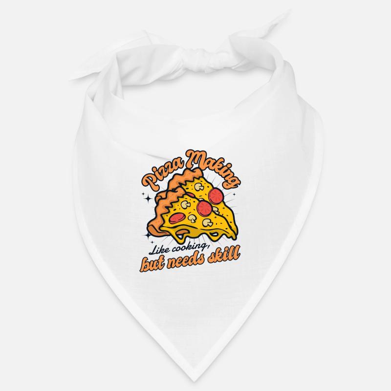 Like Cooking But Needs Skill Pizza Pizzablech Bandana