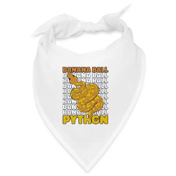 Banana Ball Python Schlange Python Banana Ball - Bandana - Weiß - Vorne