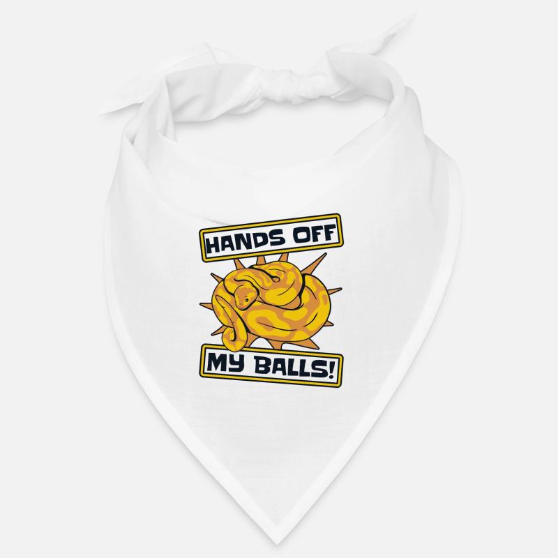 Ne touche pas à mes couilles Python Snake Banana Ball Bandana