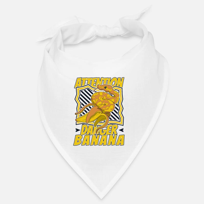 Attention Danger Banana Python Schlange Banana Bandana