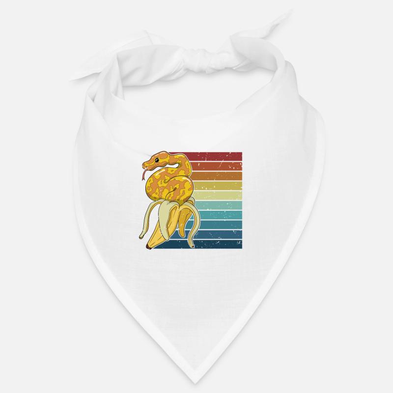 Retro Python Schlange Schuppenkriechtiere Banana Bandana