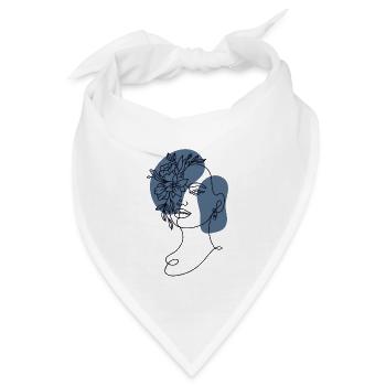 Lineart Schrebergarten Kleingarten Gartenbau - Bandana - Weiß - Vorne