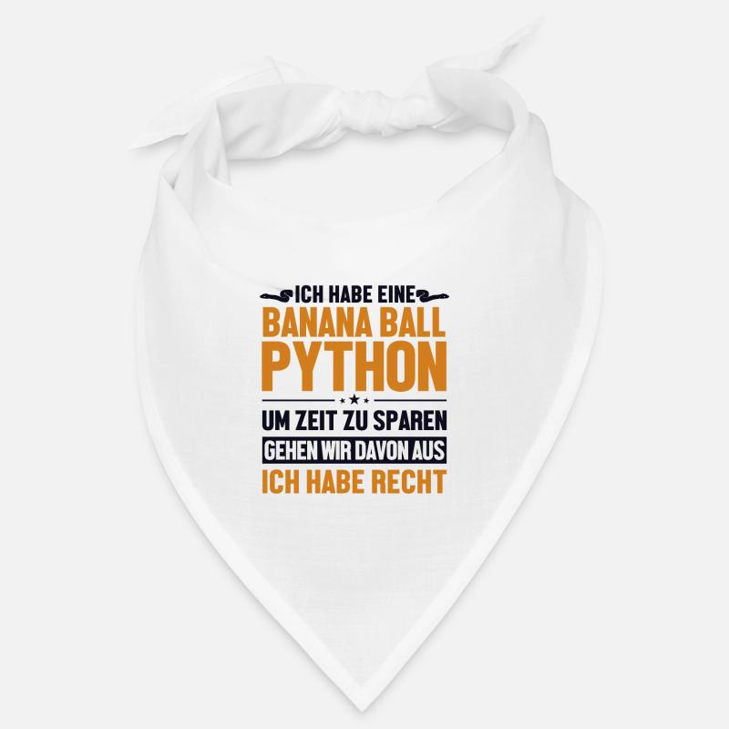 Banana Ball Python hat immer Recht Python Banana Bandana