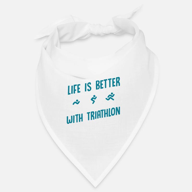 Life Is Better With Triathlon Training Triathlet Bandana