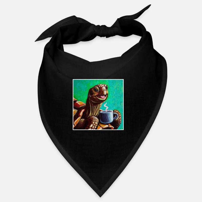 Peinture à l’huile Happy Turtle Turtle Bandana