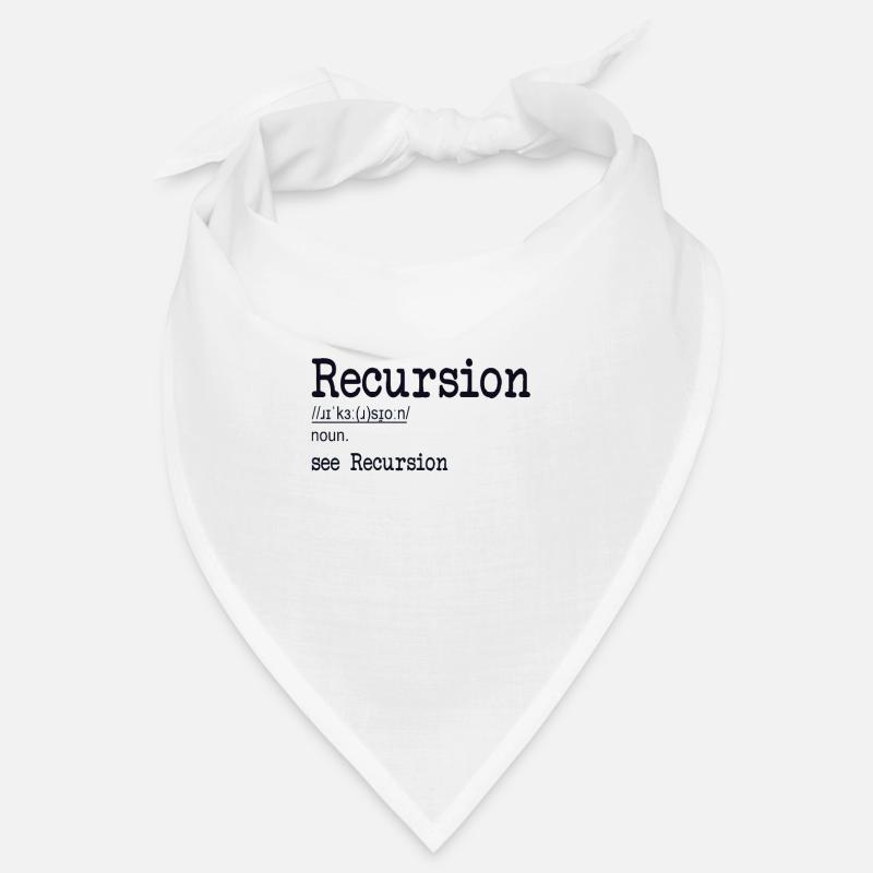 Recursion Definition Developer Coder Programmierer Bandana