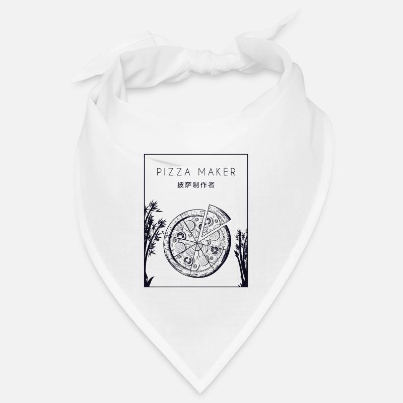 Pizza Maker Chinese Hanzi Pizza Tray Pizza Oven Bandana