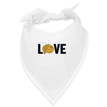 Love Schuppenkriechtiere Python Schlange Banana - Bandana - Weiß - Vorne