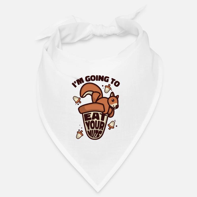 Eat Your Nuts Grauhörnchen Squirrel Eichhörnchen Bandana