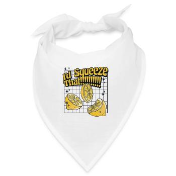 I'd Squeeze That Limonadenboss Limonade - Bandana - Weiß - Vorne