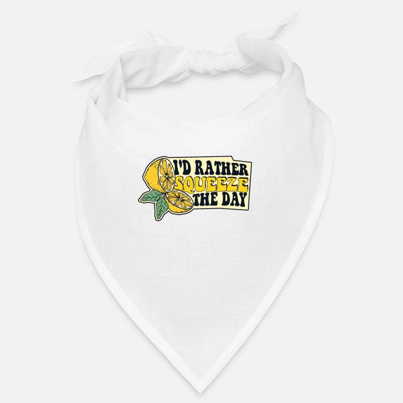 I'd Rather Squeeze The Day Lemonade Lover Bandana