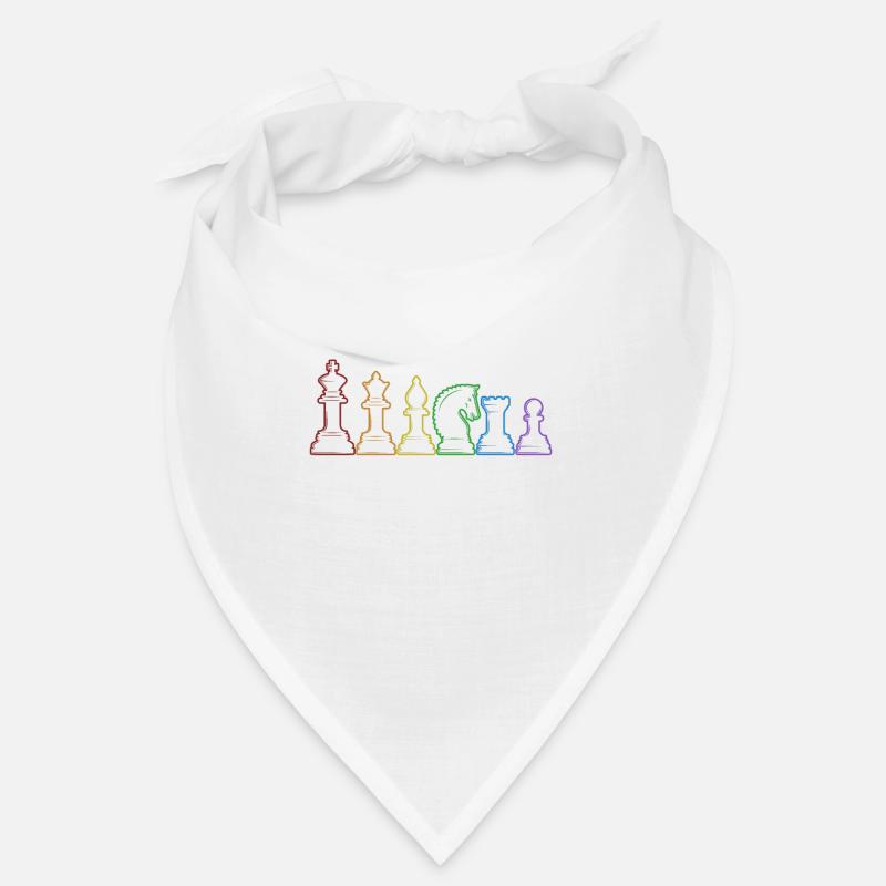 Chess LGBT Rainbow Player Grandmaster Queen Chess Bandana