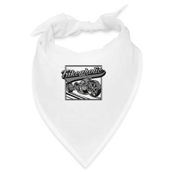 Trikeaholic Threewheeler Trikebike Dreirad - Bandana - Weiß - Vorne