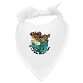 Whale Watching ist immer ein Durchbruchs-Whale - Bandana - Weiß - Vorne