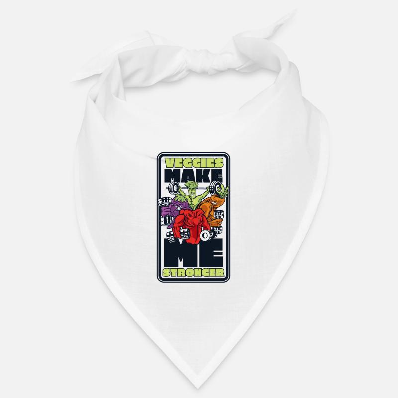 Veggies Make Me Stronger Vegans Plant-Based Bandana