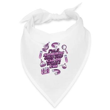 Nur wenige können das, was ich kann Wissenschaftler MINT - Bandana - Weiß - Vorne