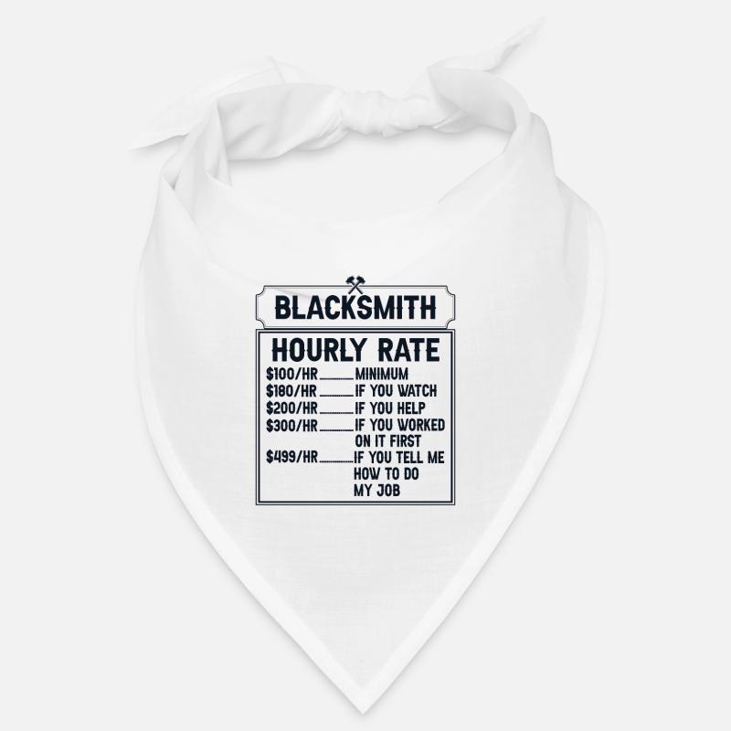 Blacksmith Hourly Rate Blacksmith Forging Schmied Bandana