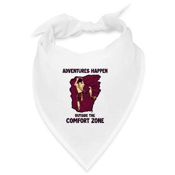 Adventures Outside the Comfort Zone Speedklettern - Bandana - Weiß - Vorne