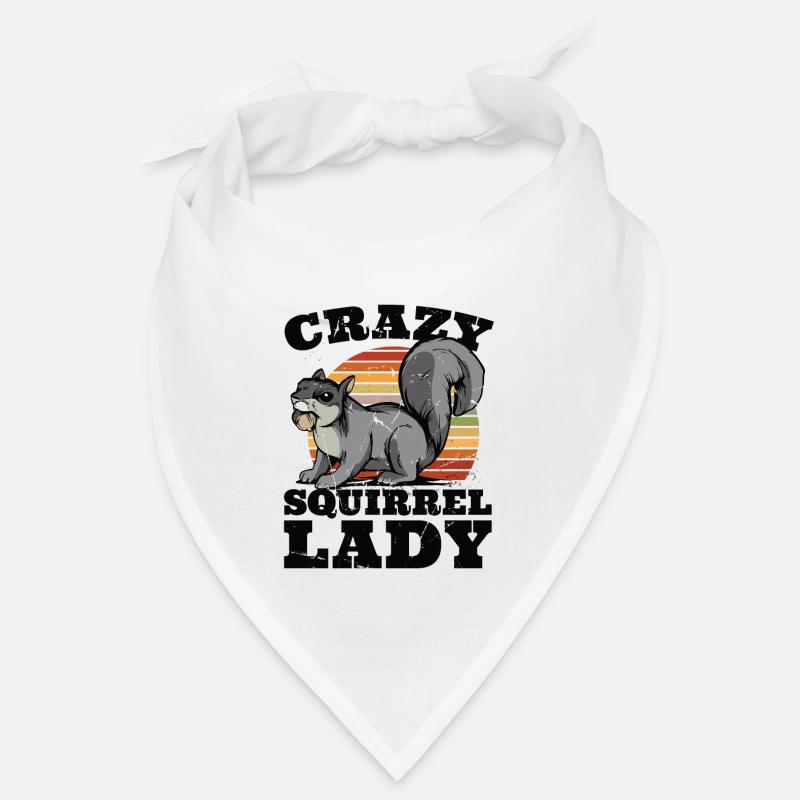 Crazy Squirrel Lady Squirrel Fox Squirrel Bandana