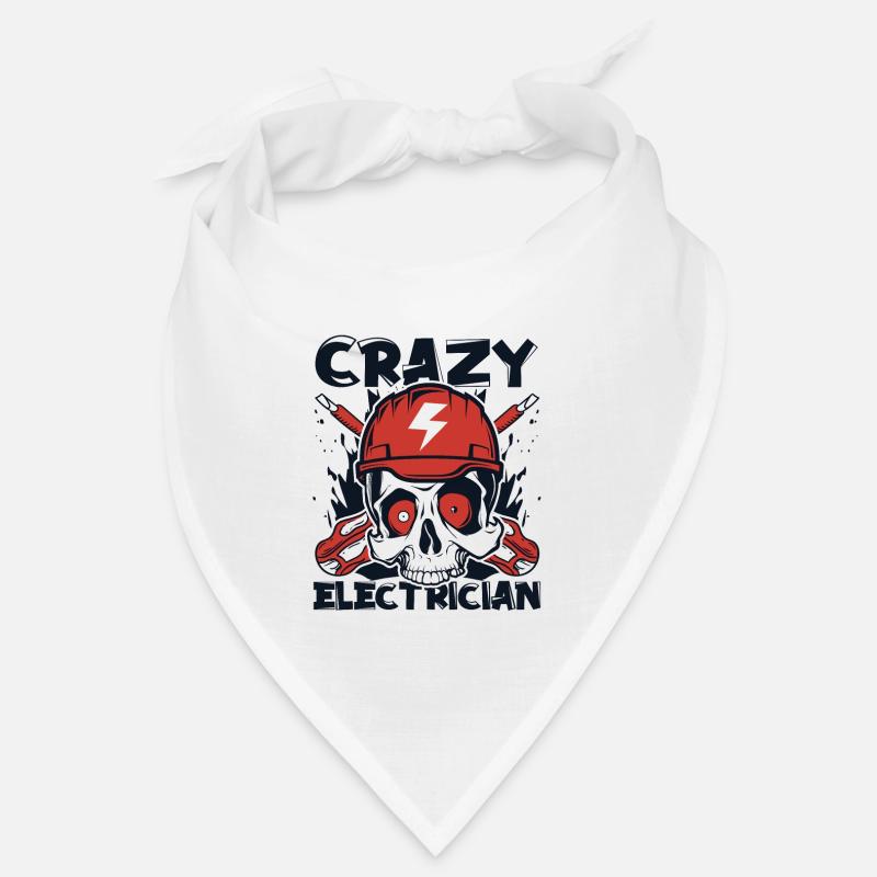 Crazy Electrician Electronics Technician Bandana
