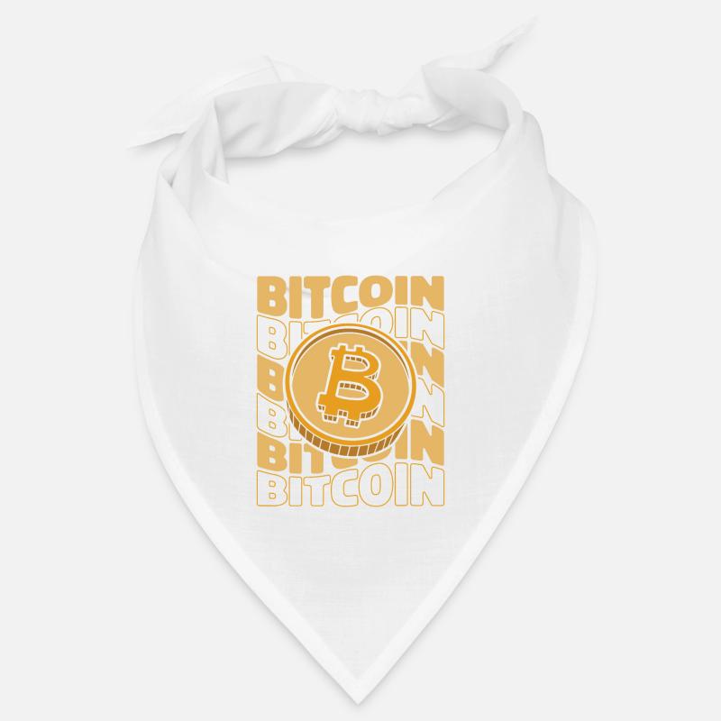 Bitcoin Text Crypto Kryptowährung Blockchain Bandana