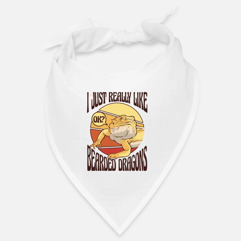 Really Like Bearded Dragons Pogona Lizard Pet Bandana