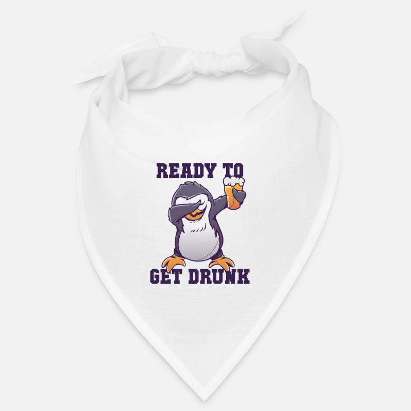 Ready To Get Drunk King Penguin Emperor Penguin Bandana