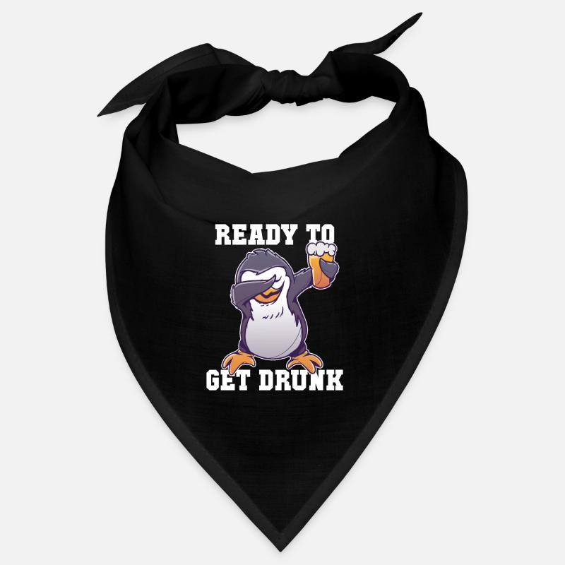 Ready To Get Drunk King Penguin Emperor Penguin Bandana