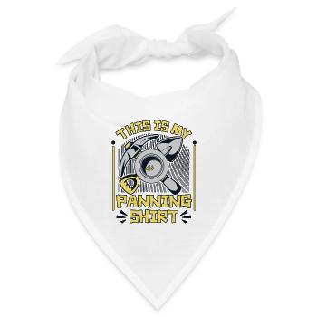 Das ist mein Schwenkkleidungs-Schürfer - Bandana - Weiß - Vorne