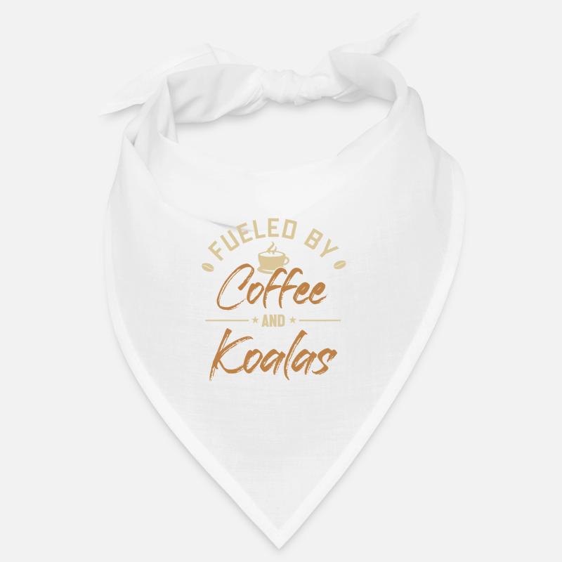 Alimenté par le café et les koalas Koalabear Eucalyptus Bandana
