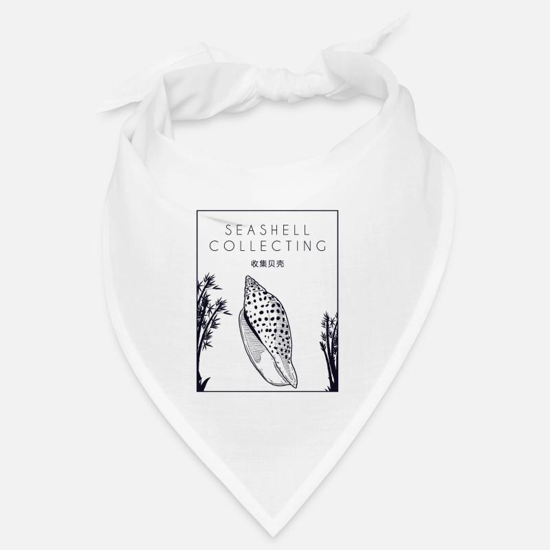 Seashell Collecting Chinese Hanzi Shell Seashell Bandana