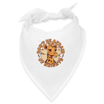 Keine Höhenangst Afrikanische Giraffidae - Bandana - Weiß - Vorne