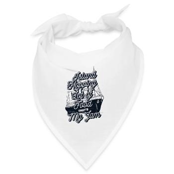 Inselhüpfen und viel Essen Kreuzfahrtschiff - Bandana - Weiß - Vorne