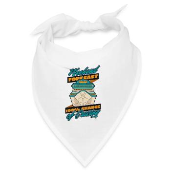 100% Chance auf eine Kreuzfahrtkreuzfahrt - Bandana - Weiß - Vorne