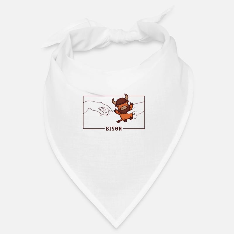 Michel-Ange Création d’Adam Bison Buffalo Bandana