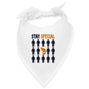Stay Special Castor Canadensis Nordamerika - Bandana - Weiß - Vorne