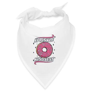 Streusel Freundlichkeit Donut-Maker Glasierter Liebhaber - Bandana - Weiß - Vorne