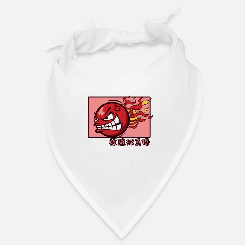 Dodgeball Doodle Chinesisch Hanzi Team Spieler Bandana