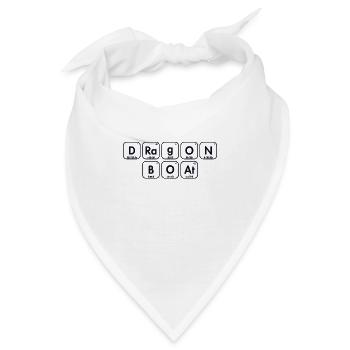 Drachenboot Periodensystem der Elemente Paddler - Bandana - Weiß - Vorne
