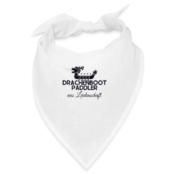 Drachenboot Paddler Aus Leidenschaft Team Lover - Bandana - Weiß - Vorne